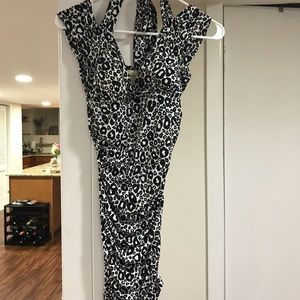 Forever 21 black and white dress